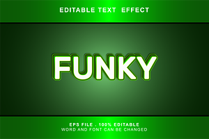 Funky Text Effect Editable