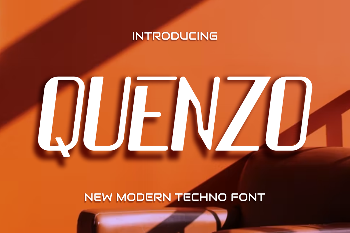 Quenzo font, a Serif Font by VectorCraft (Photo 2 of 4)