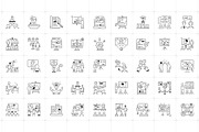 Presentation Outline Icon Set, an Outline Icon by Prosymbols (Thumbnail 4 of 5)