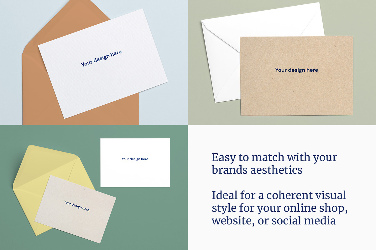 Greeting Card Envelope Mockup Bundle, a Product Mockup by Studio MVDM (Photo 5 of 8)