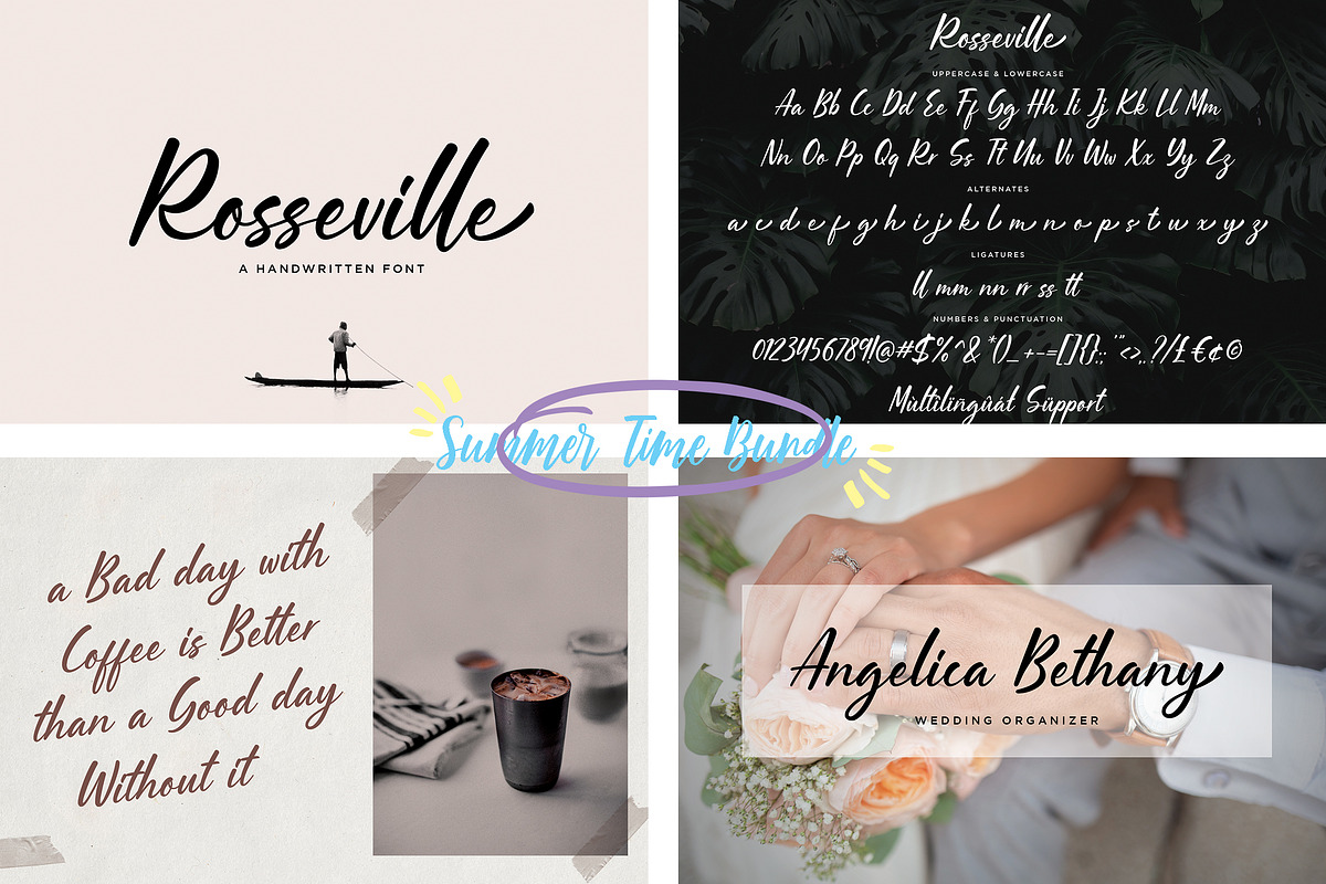 Summer Time Bundle - Script Bundle, a Script Font by Typehand Studio (Photo 5 of 9)