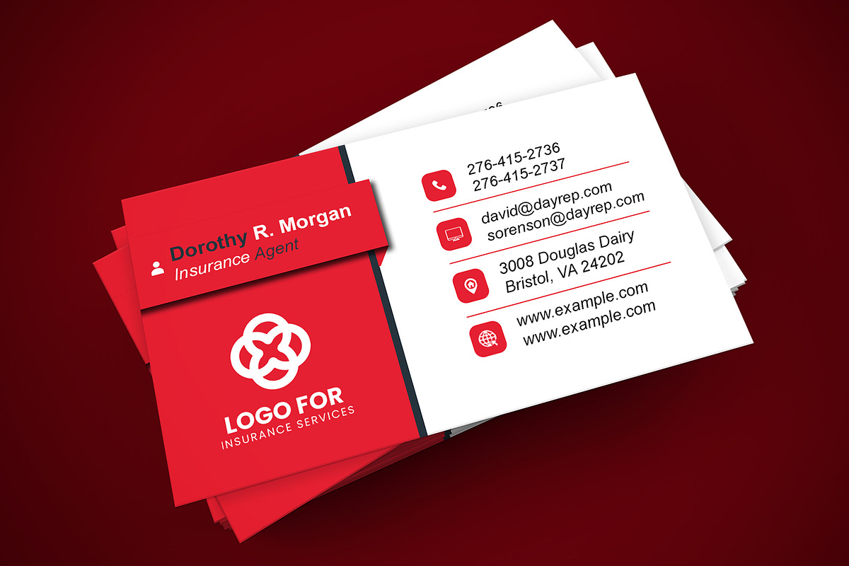 Clean General Business Card PSD preview 2