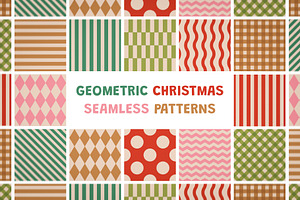 Vector Christmas Geometric Pattens