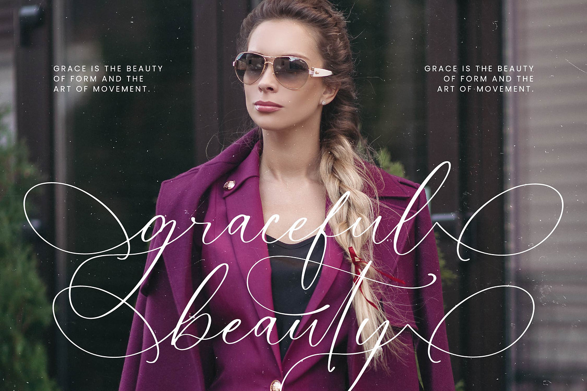 Herlina Aliyah Stylish Calligraphy, a Script Font by stylishtype.co (Photo 15 of 20)