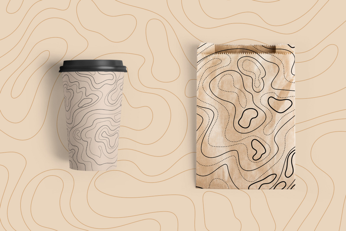 Pattern Topographic Map, a Pattern Graphic by Thirtypath Studio (Photo 2 of 5)