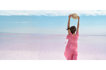 panoramic image rear view of woman, a Person Photo by vitaliymateha photography