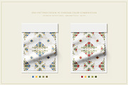 Vintage Floral Pattern 1 Flower Tile, a Pattern Graphic by Euonia Meraki (Thumbnail 4 of 18)