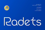 Radets - Geometry Sans Serif Family, a Sans Serif Font by Sealoung (Thumbnail 1 of 11)