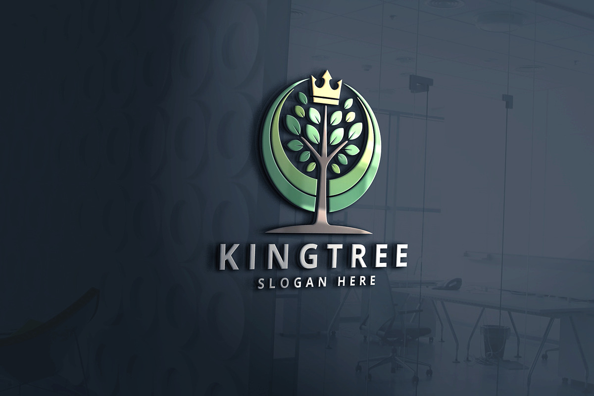 King Tree Logo, a Branding & Logo Template by Design_Planet (Photo 1 of 3)