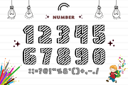 Joypops - Playful Kids Font, a Sans Serif Font by KiddoGlyphs Studio (Thumbnail 4 of 4)