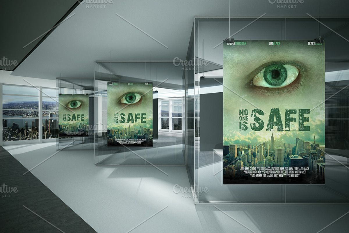 A3 - Movie Poster Print Template 5, a Poster Template by Illusiongraphic (Photo 3 of 5)