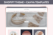 Coco Rose Pink Pretty Shopify Theme, a Shopify Template by Lavender Skye Studio (Thumbnail 1 of 2)