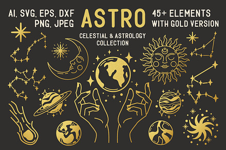 Astro - Celestial & Astrology pack