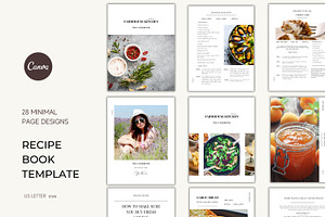 Canva Recipe Book Template, a Magazine Template by Deepa Template Studio