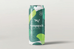 Sleek Soda Can Mockup Showcase View, an Advertising Mockup by DesignRushMarket