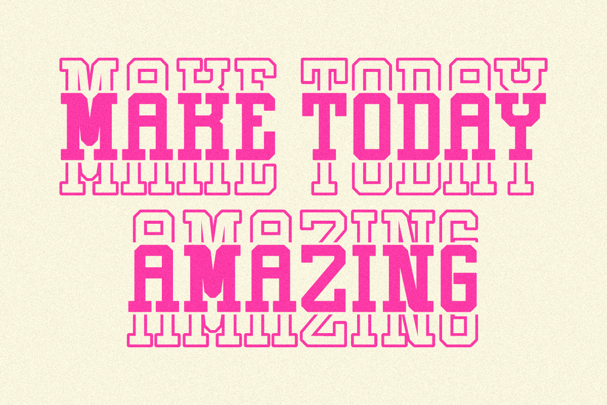 Thick Stacked - Display Typeface, a Slab Serif Font by Pian45 Studio (Photo 2 of 6)