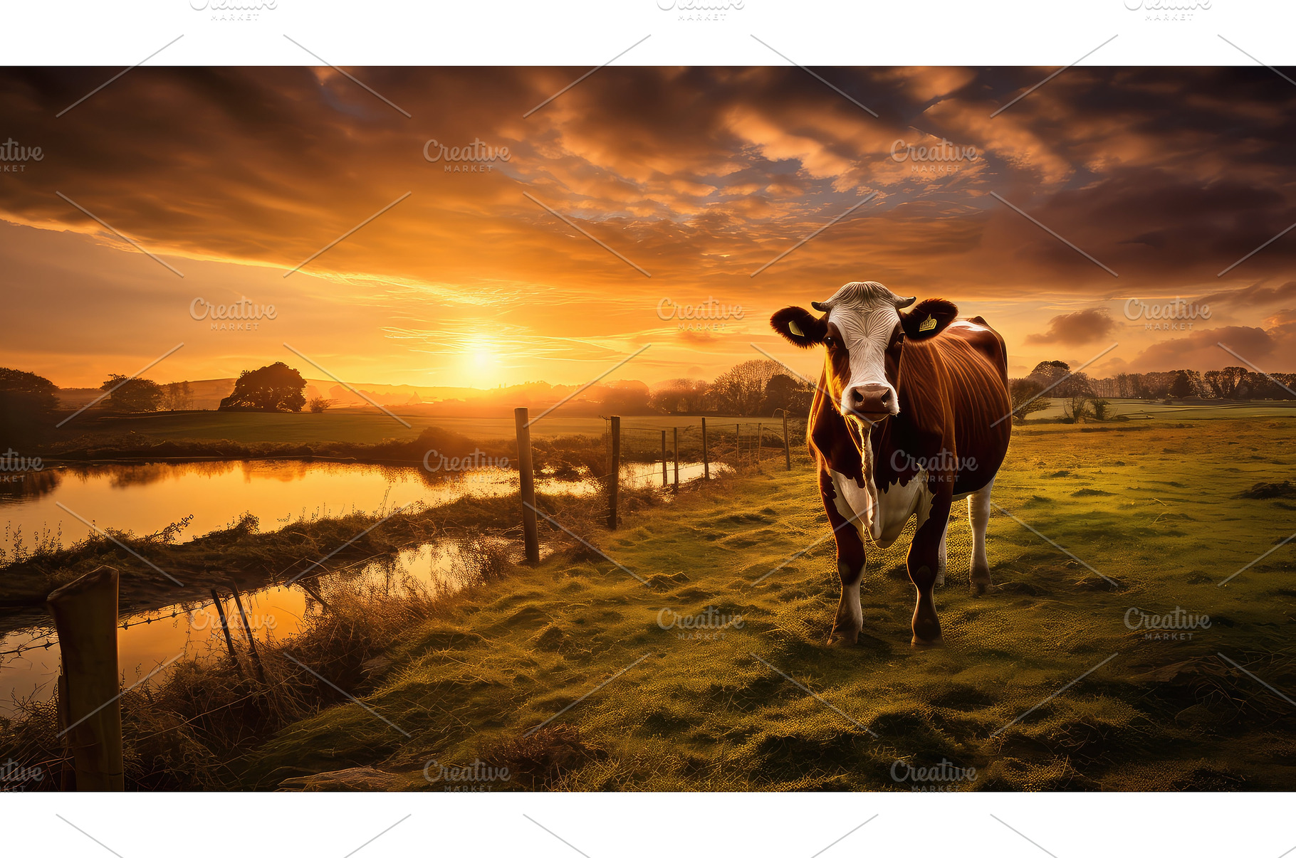 flexibility cow stretch ai generated, an Animal Photo by pikepicture