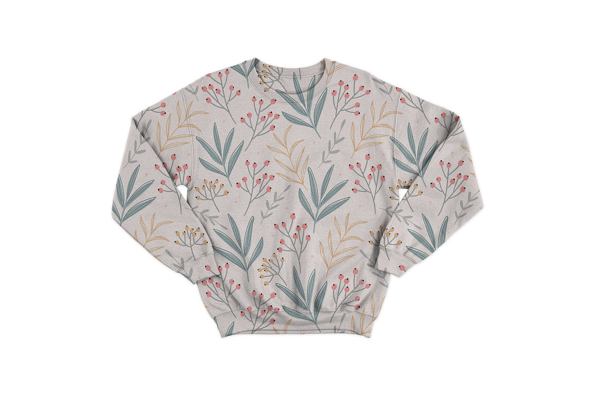 Botanical seamless pattern, a Pattern Graphic by hanifa_design (Photo 6 of 8)