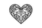 Ornamental Heart Silhouette Bundle, an Illustration by jahid234 (Thumbnail 24 of 31)