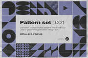 Generative Pattern Set 001, a Pattern Graphic by Normform (Thumbnail 1 of 11)