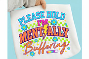 Faux Yarn Funny Mental Health Shirt, an Illustration by designcity5 (Thumbnail 2 of 9)
