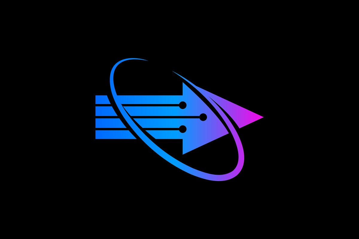 Technology Logo Arrow and Network, a Branding & Logo Template by Signatoro (Photo 2 of 3)