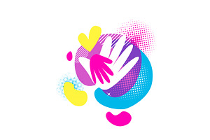 hand icon. Parenthood sign Logo, an Object Illustration by Nenahliadava Design