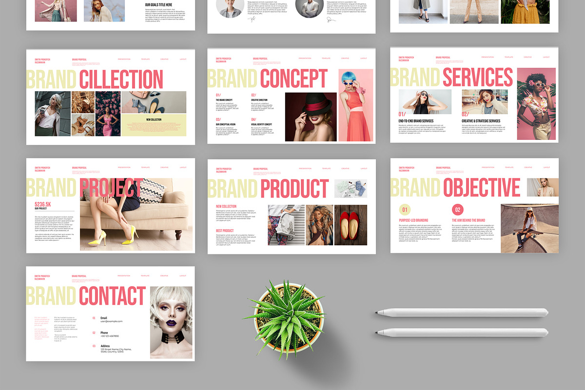 Brand Proposal  Presentation, a Presentation Template by MightyDesign (Photo 4 of 7)