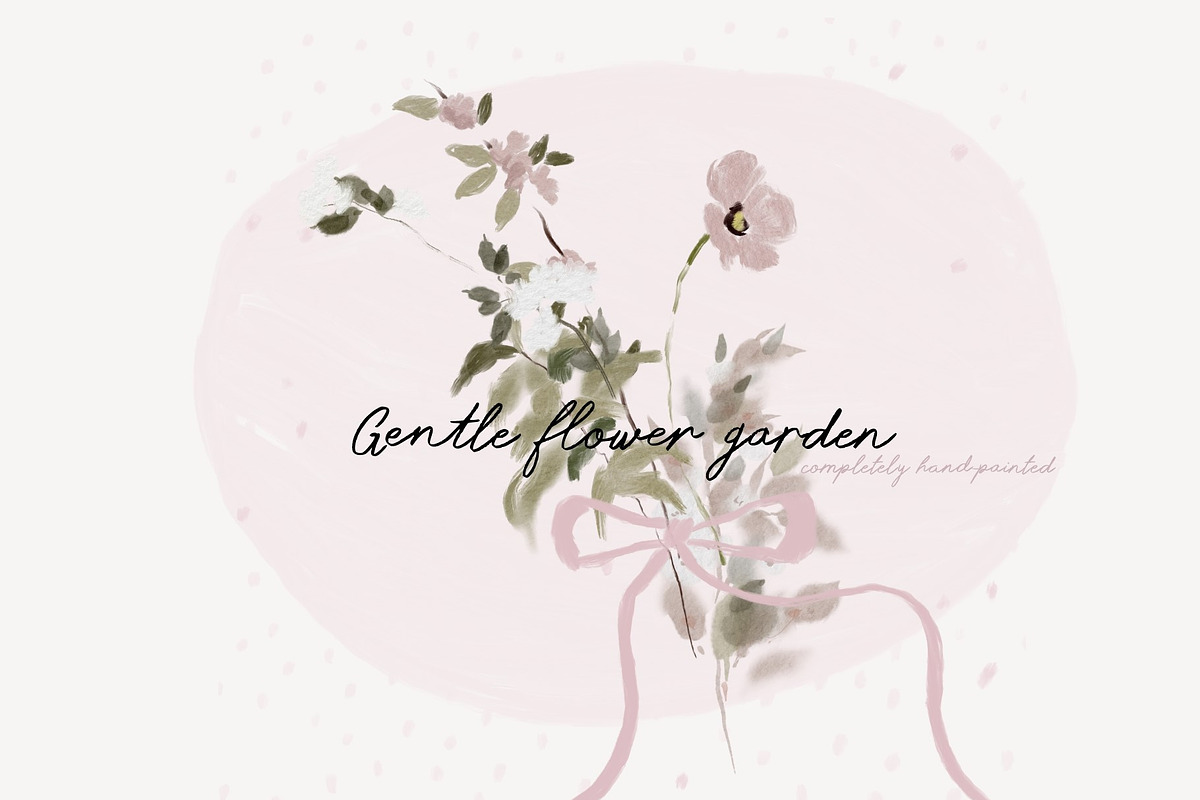 Gentle summer garden hand-painted, a Decorative Illustration by Youksy (Photo 12 of 14)