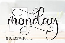 Monday | Script Font
