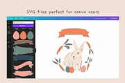 Easter bunny clipart, an Object Illustration by svetlatek (Thumbnail 8 of 9)