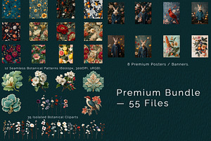 Botanical Heritage – Premium Vintage, a Decorative Illustration by Vika_Softlife