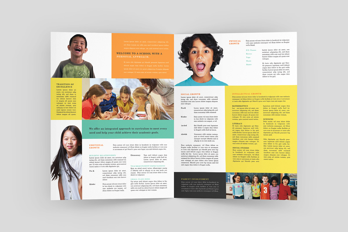 School Brochure Template, a Brochure Template by StockLayouts (Photo 2 of 4)