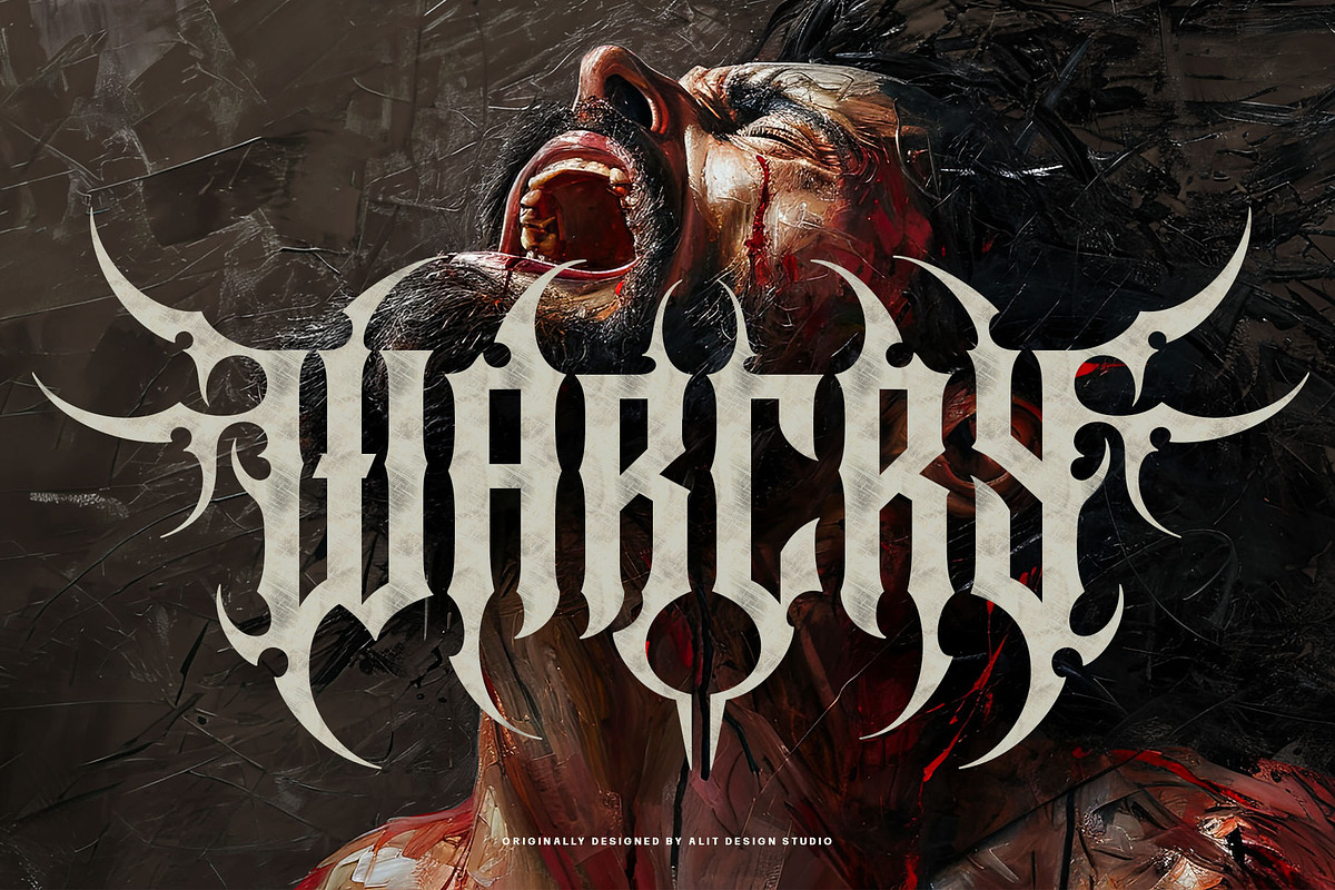Megasord Typeface, a Blackletter Font by alit design (Photo 4 of 20)