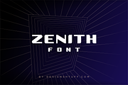 ZENITH DISPLAY FONT • ROUND + SHARP, a Font by DESIGN SHTUFF (Thumbnail 1 of 9)