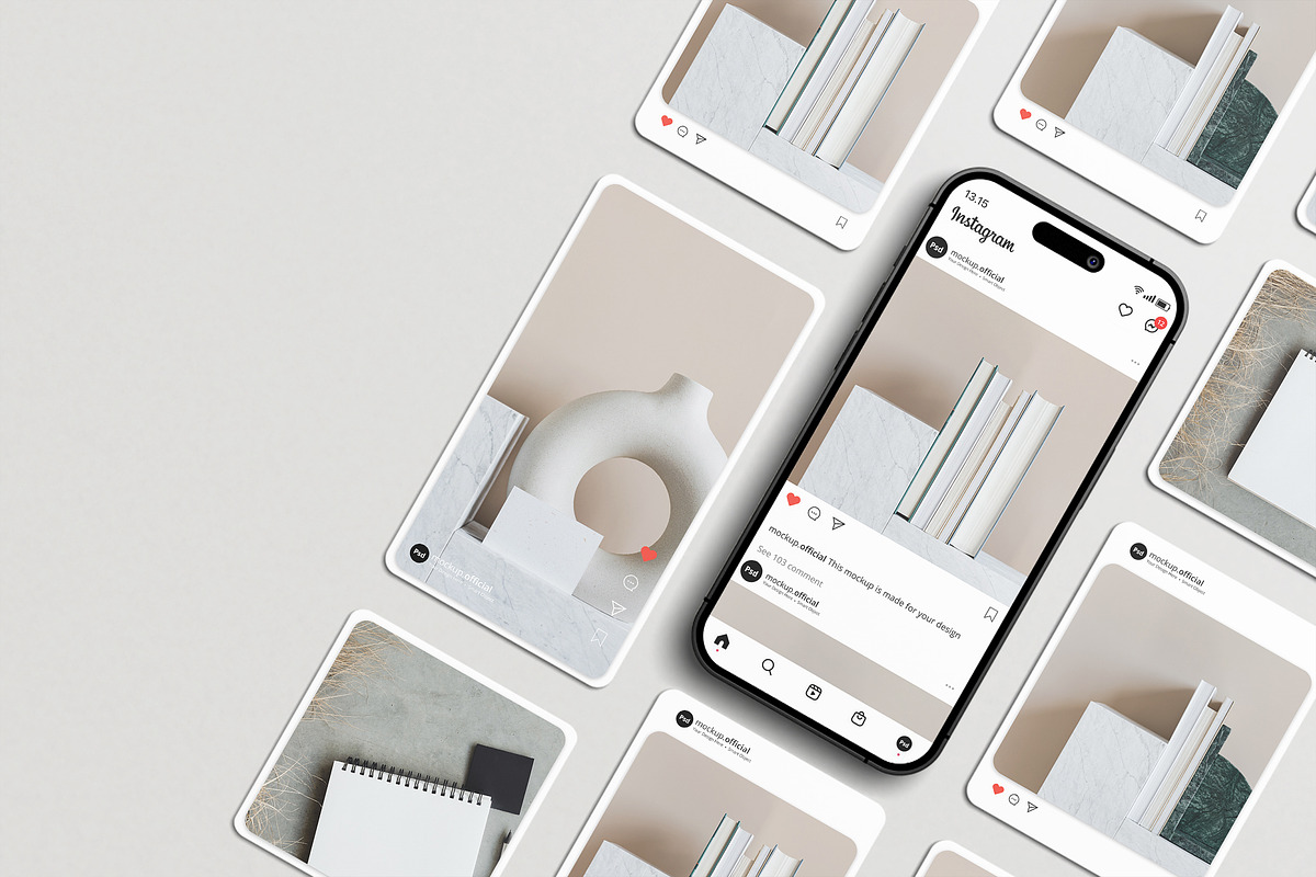 Social Media Mockup, an iPhone Mockup by Symie Design (Photo 3 of 3)
