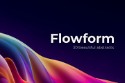 Flowform Abstracts, a Background Graphic by Design Assets (Thumbnail 1 of 10)