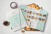 Clean Simple Bifold Food Menu, a Flyer Template by BlueRobinStudio (Thumbnail 1 of 5)