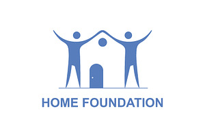 Home foundation with two persons