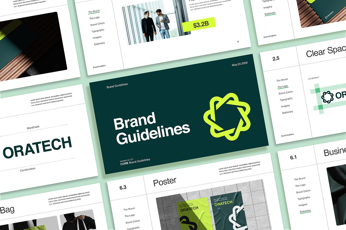 Figma - Brand Manual Presentation, a Branding & Logo Template by Templeste (Photo 1 of 5)