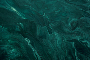Fluid Art. Liquid Velvet Jade green abstract drips and wave. Marble effect back