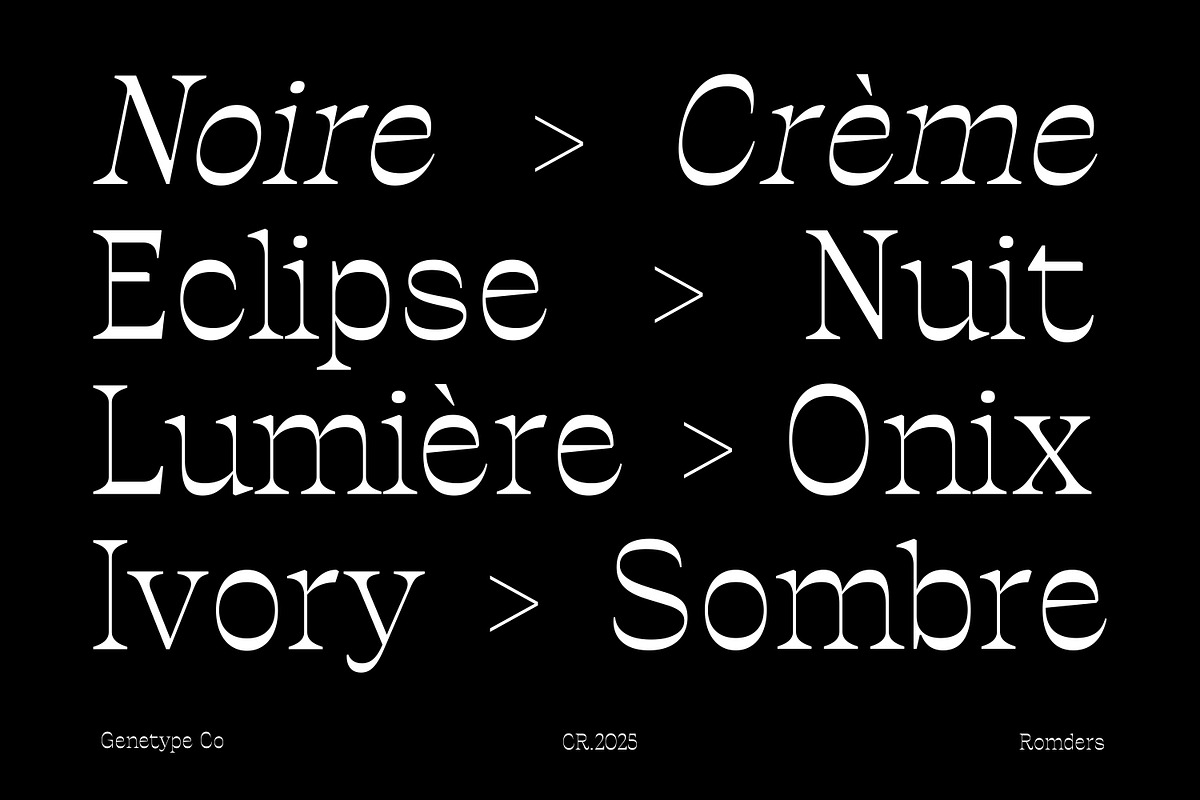 Ronders Reverse Contrast Font, a Serif Font by Genetype (Photo 5 of 10)