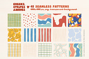Seamless Patterns Bundle Hand-drawn, a Pattern Graphic by Yuliya Derbisheva (Thumbnail 10 of 16)