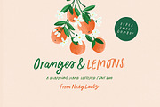 Oranges & Lemons Font Duo, a Script Font by Nicky Laatz (Thumbnail 1 of 17)