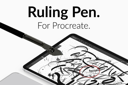 Ruling Pen for Procreate!