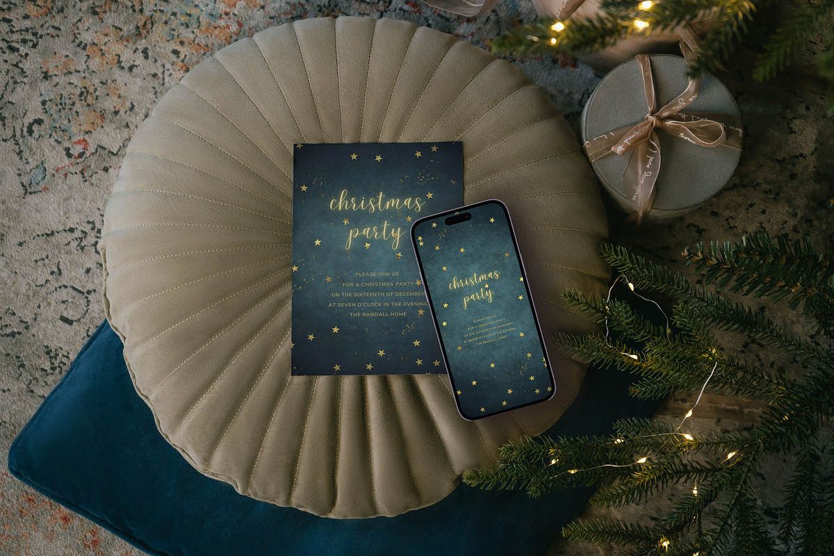 Christmas Party Invitation, an Invitation Template by ForeverPrint (Photo 3 of 10)