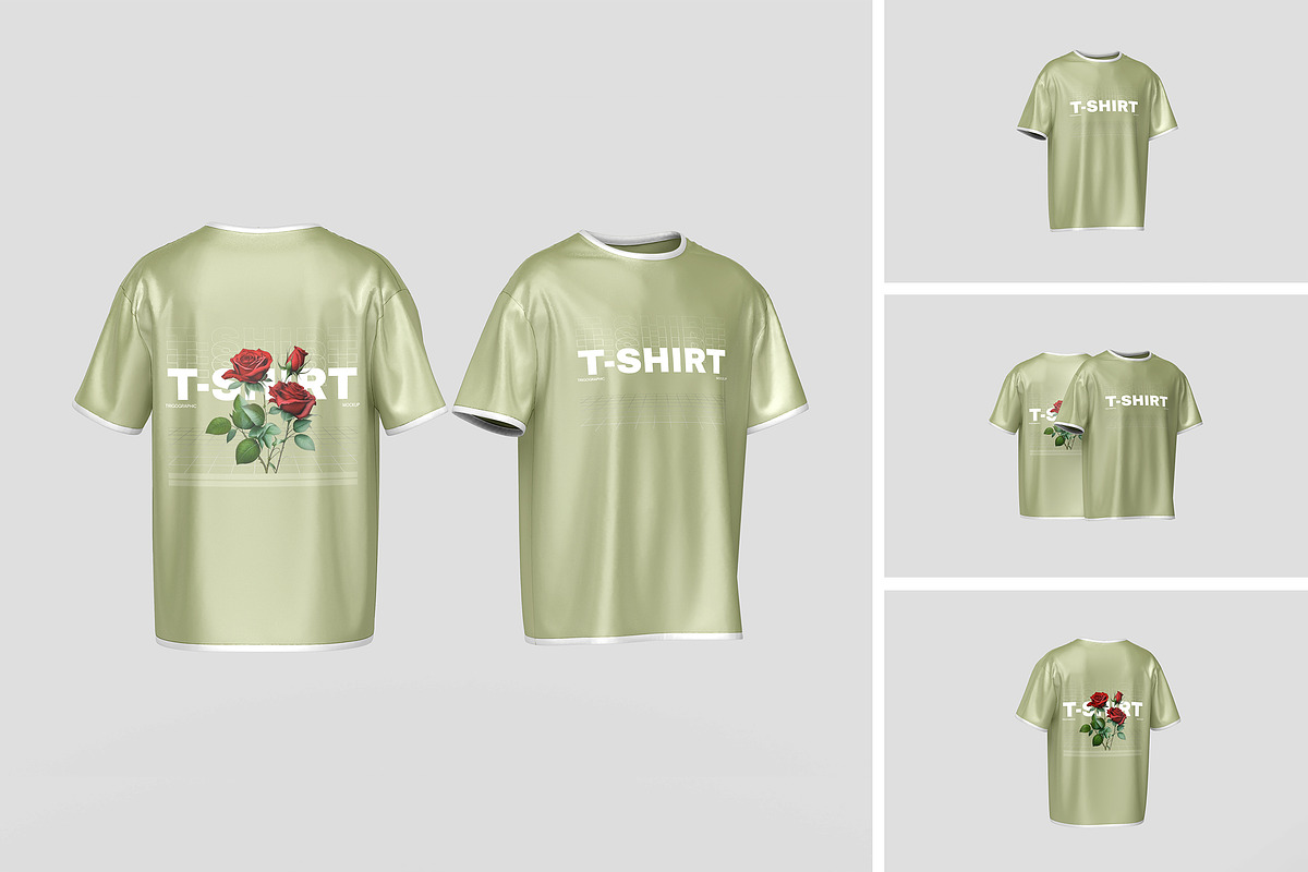 T-Shirt Mockup, a Shirt Mockup by Pikachudesign (Photo 1 of 5)