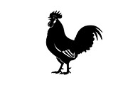 Rooster Chicken Silhouette Vector Bu, an Illustration by Designs_River (Thumbnail 11 of 51)