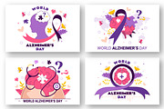 10 World Alzheimer Day Illustration, a Person Illustration by denayunebgt (Thumbnail 3 of 4)