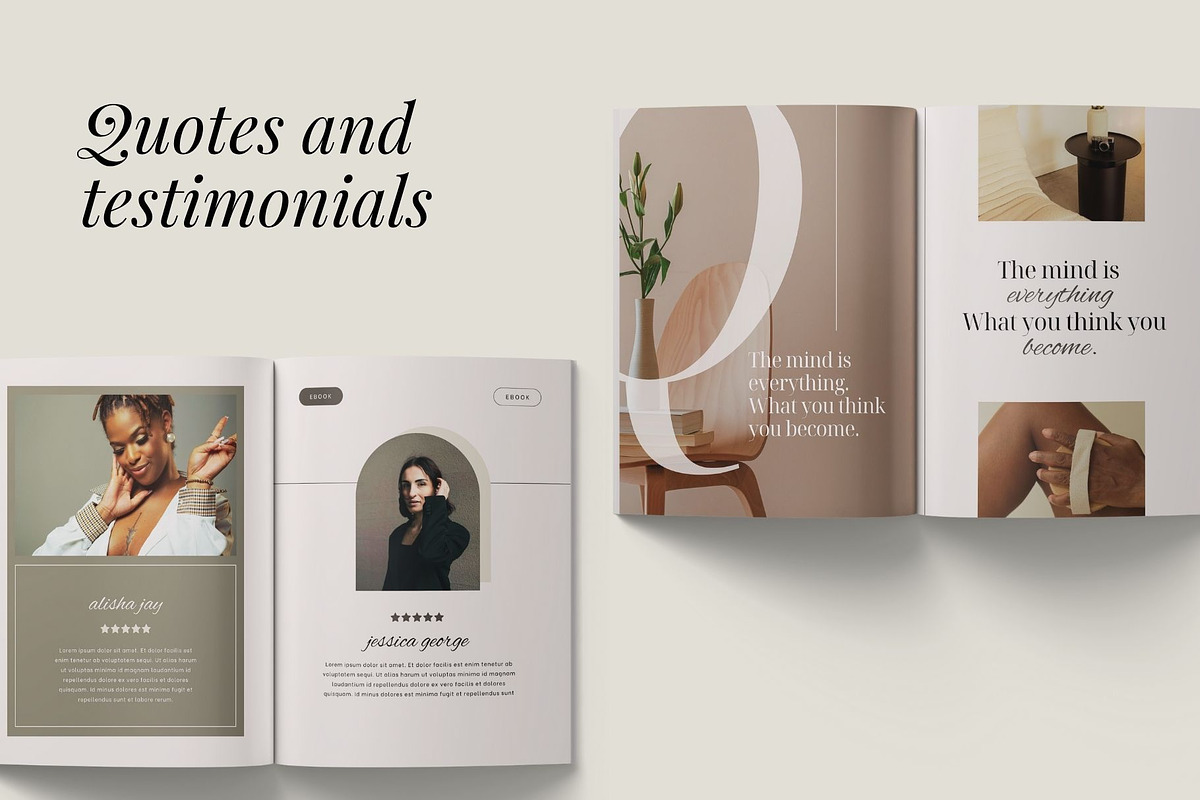 2in1 Ebook Workbook Template Bundle, a Templates & Theme by BoldNStudio (Photo 12 of 28)